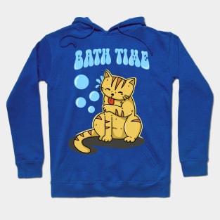 Bathing Cat Hoodie